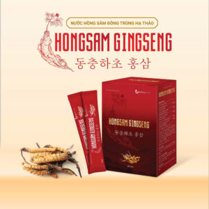 Nước hồng sâm đông trùng hạ thảo HONGSAM GINGSENG
